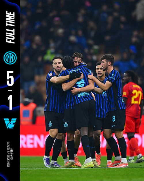 <a href=/zuqiuxg/yijia/ target=_blank class=infotextkey>意甲</a>-国米5-1血洗威尼斯 小图拉姆双响 弗拉泰西助攻双响